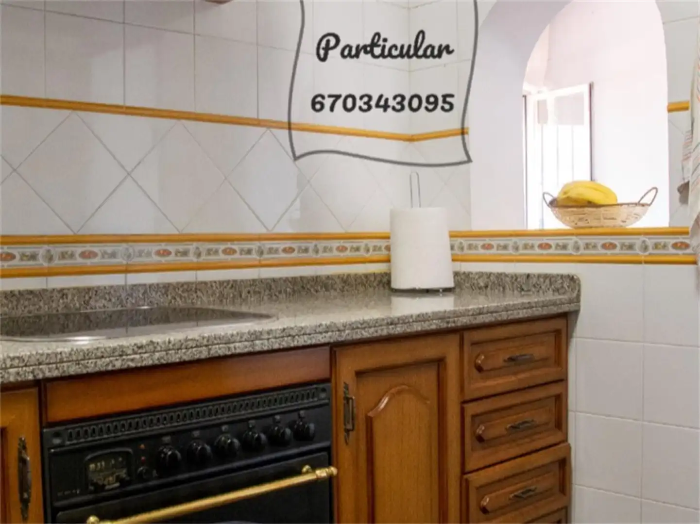 Wohnung zum Verkauf in Calle Juan Ramón Jiménez, 1, Lucena del Puerto Küche von Wohnung zum Verkauf in Lucena del Puerto mit Klimaanlage, Privatgarten und Terrasse