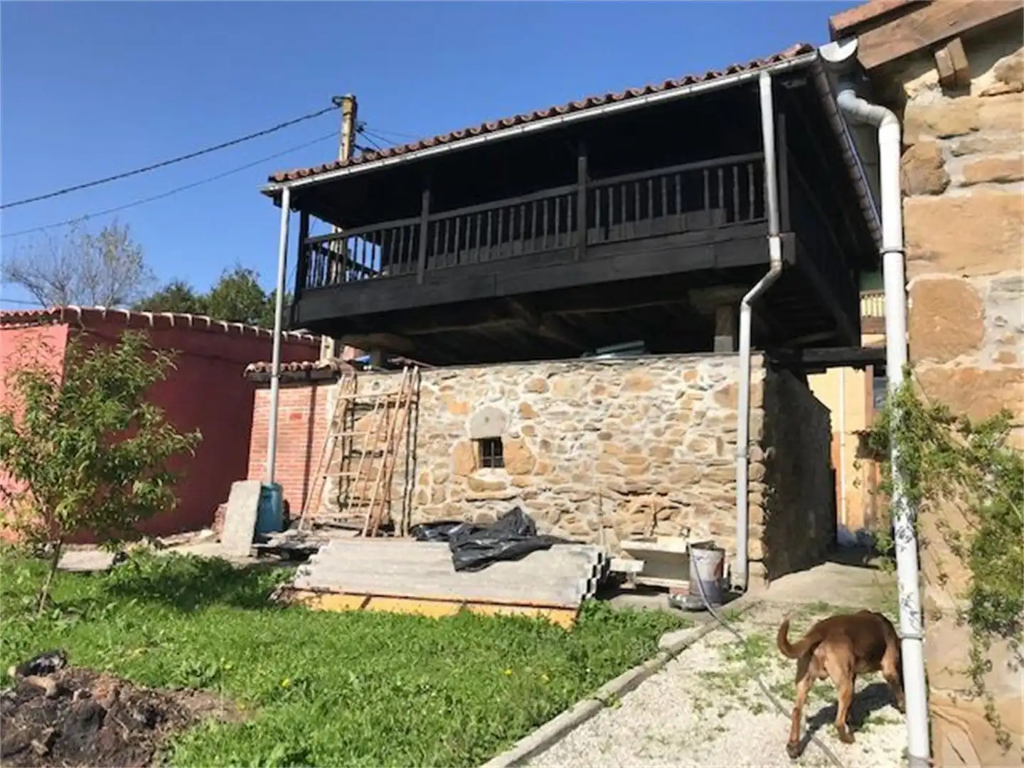 Vista exterior de Finca rústica en venta en Langreo con Jardín privado y Terraza