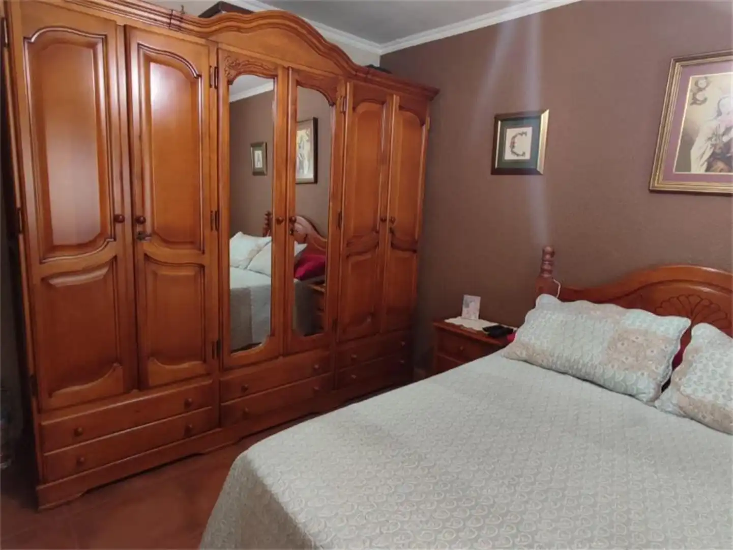 Bedroom of Flat for sale in Algeciras  with Air Conditioner