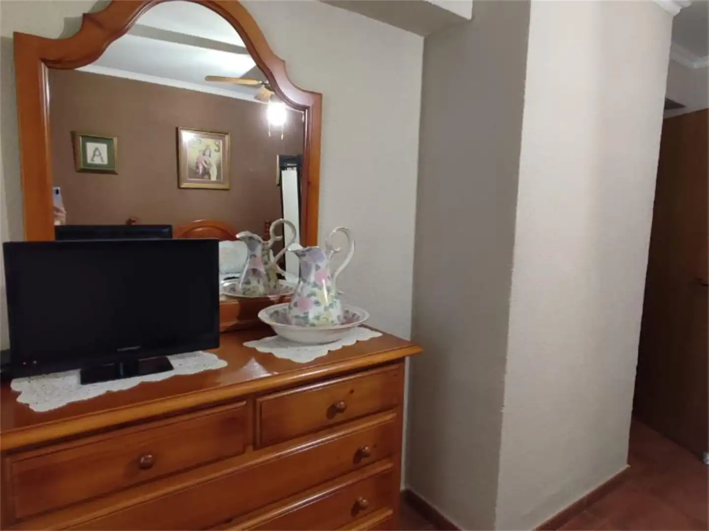 Bedroom of Flat for sale in Algeciras  with Air Conditioner