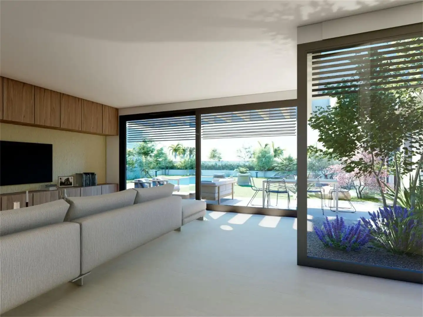 Houses for sale in Calle Vial 1 Mosa Trajectum, Baños y Mendigo Living room of Houses for sale in Murcia Capital with Air Conditioner, Terrace and Swimming Pool
