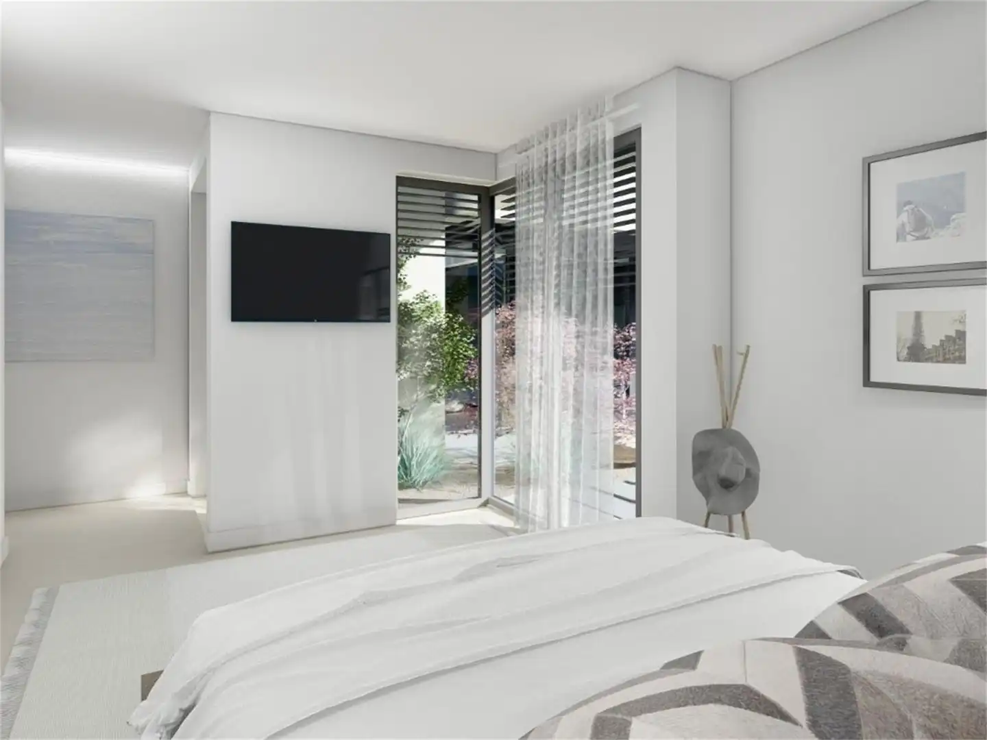 Houses for sale in Calle Vial 1 Mosa Trajectum, Baños y Mendigo Bedroom of Houses for sale in Murcia Capital with Air Conditioner, Terrace and Swimming Pool