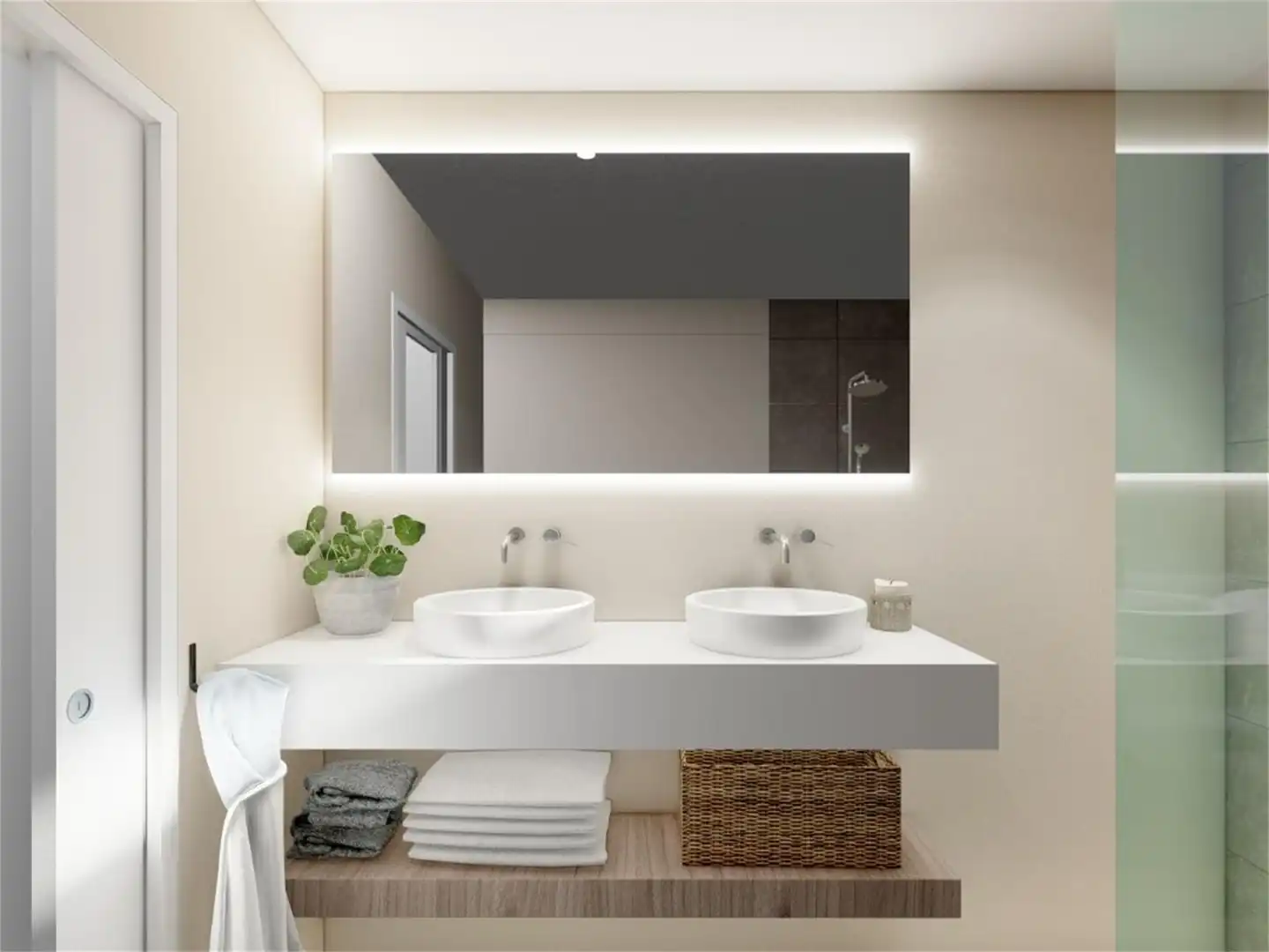 Houses for sale in Calle Vial 1 Mosa Trajectum, Baños y Mendigo Bathroom of Houses for sale in Murcia Capital with Air Conditioner, Terrace and Swimming Pool