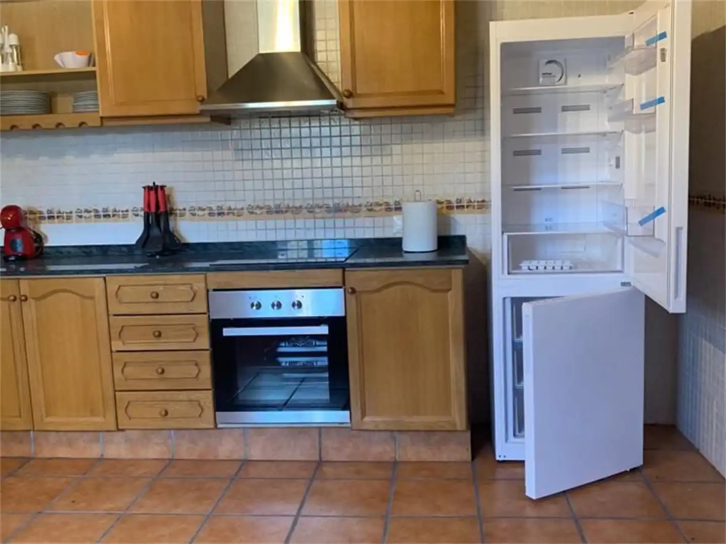 Casa o xalet de lloguer a Carretera a las Casas del Señor, Monóvar / Monòver Cuina de Casa o xalet de lloguer en Monóvar / Monòver amb Aire condicionat, Calefacció i Jardí privat