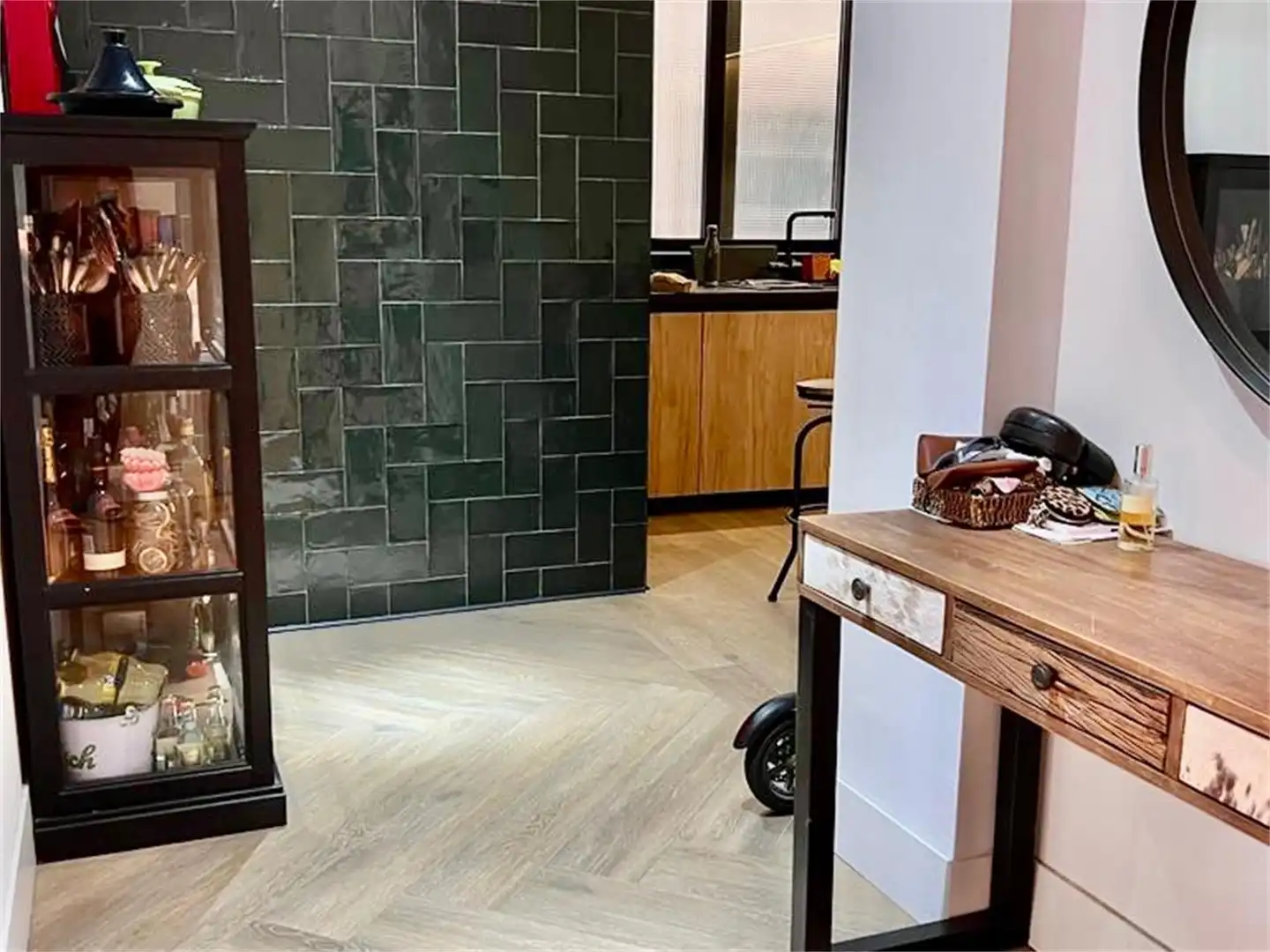 Wohnung zum Verkauf in Calle Colón, El Molinillo - Capuchinos Küche von Wohnung zum Verkauf in Málaga Capital mit Klimaanlage