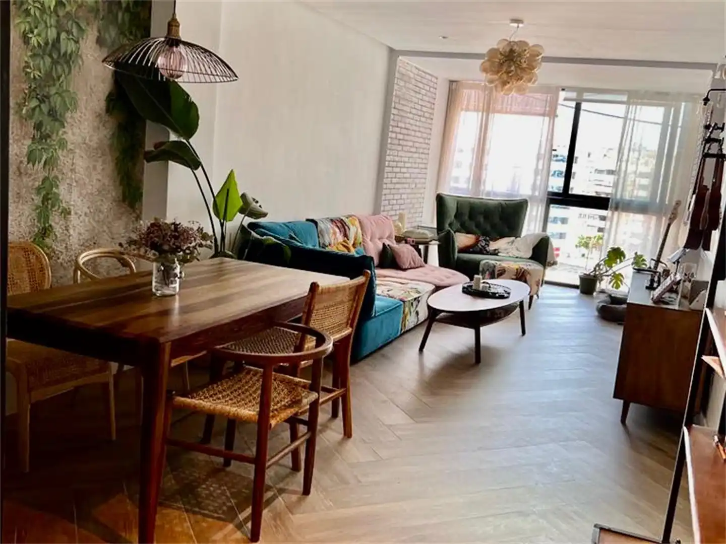 Wohnung zum Verkauf in Calle Colón, El Molinillo - Capuchinos Wohnzimmer von Wohnung zum Verkauf in Málaga Capital mit Klimaanlage