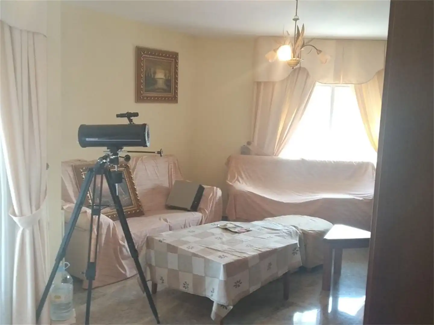 Wohnzimmer von Einfamilien-Reihenhaus zur untervermieten in Daimiel mit Terrasse, Möbliert und Balkon