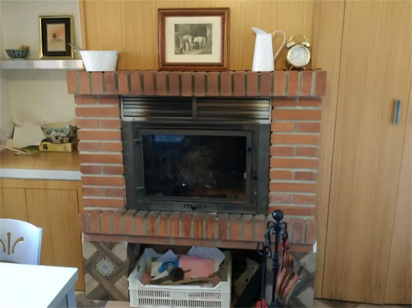 Sala d'estar de Casa o xalet en venda en Madrigueras amb Terrassa i Balcó