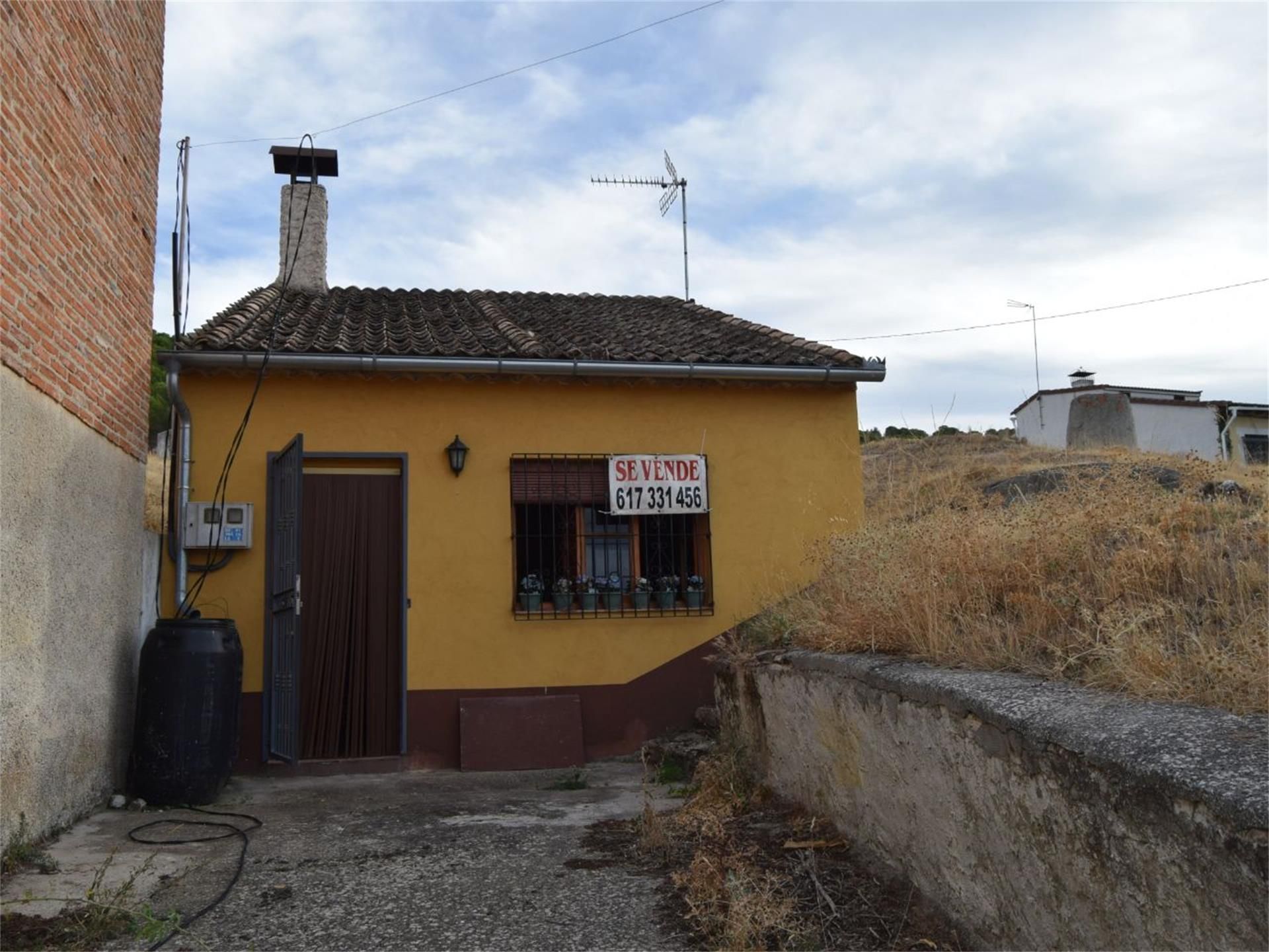 Exterior view of Planta baja for sale in Traspinedo  with Private garden and Furnished