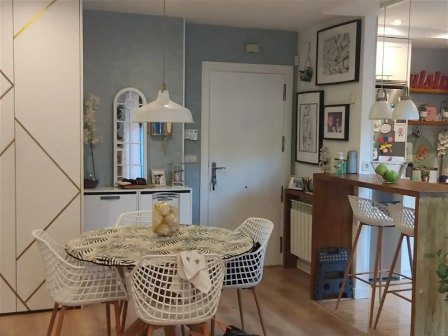 Flat for sale in Rúa Aragón, 152, Travesía de Vigo - San Xoán Dining room of Flat for sale in Vigo with Heating, Private garden and Parquet flooring