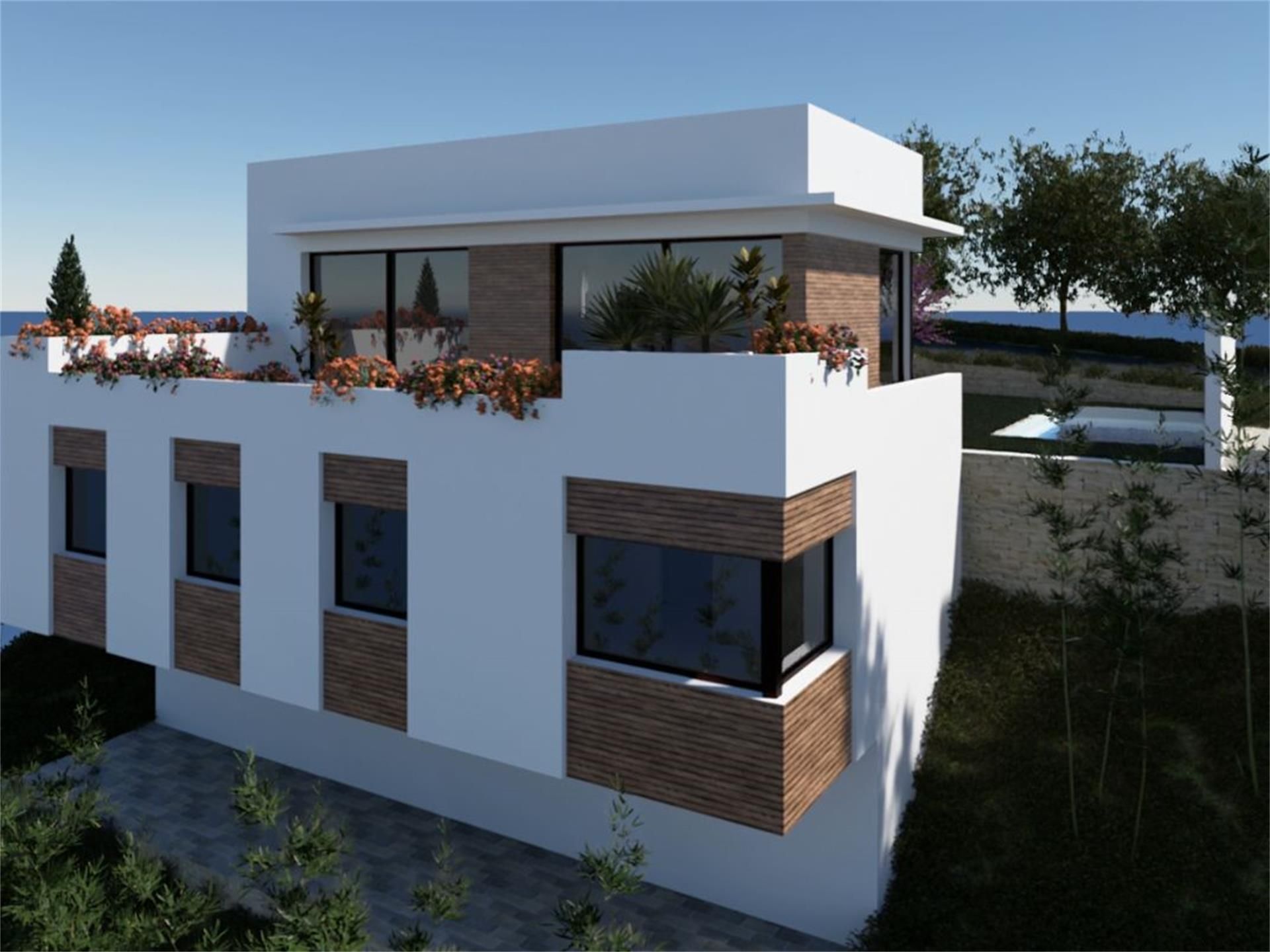 Exterior view of House or chalet for sale in Sant Pere de Riudebitlles  with Air Conditioner, Terrace and Swimming Pool
