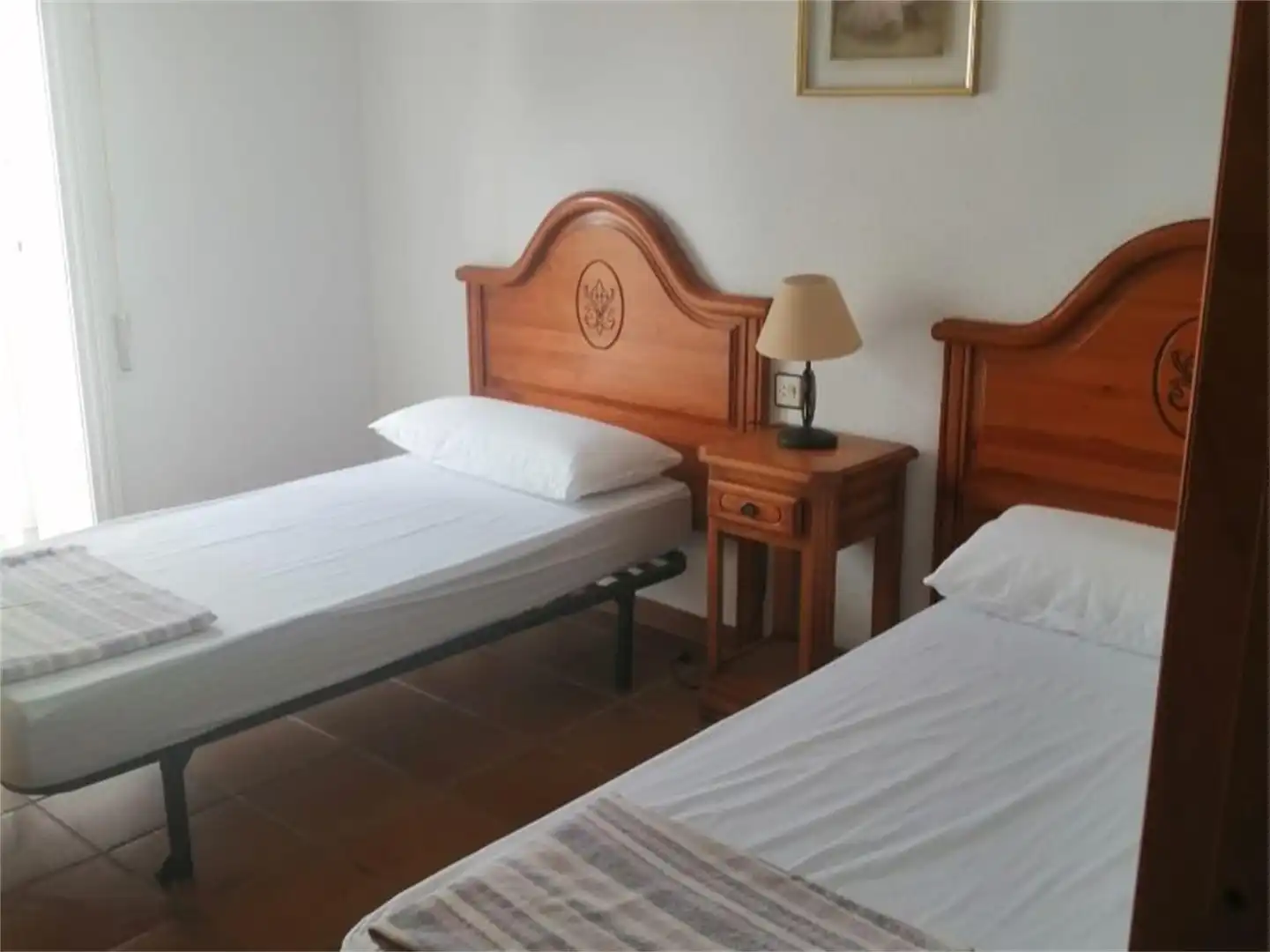Schlafzimmer von Wohnung zum Verkauf in Balanegra mit Klimaanlage, Privatgarten und Terrasse