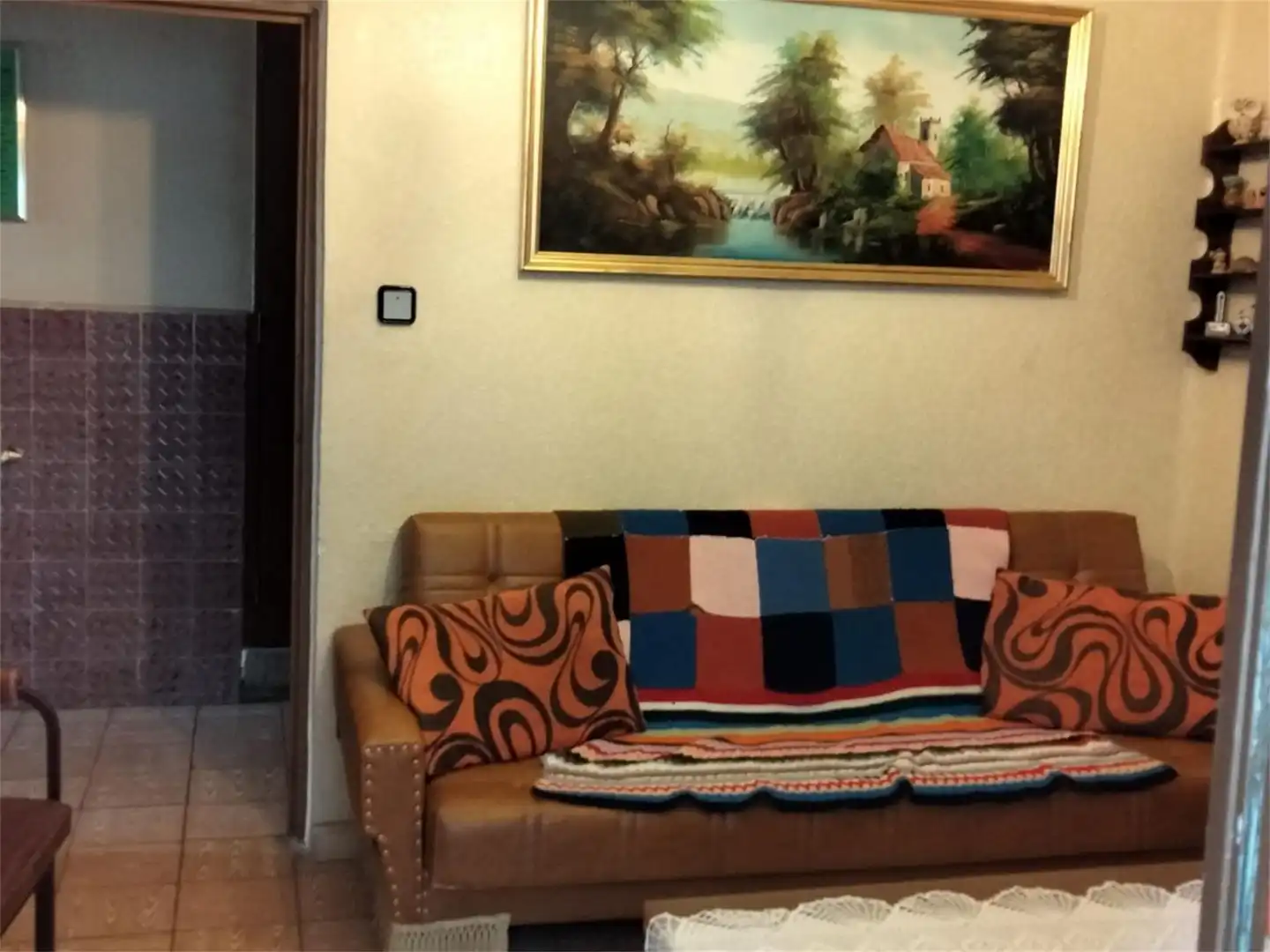 Room in Calle Mimbrero, Aldeadávila de la Ribera Living room of Country homes for share in Aldeadávila de la Ribera with Heating and Furnished
