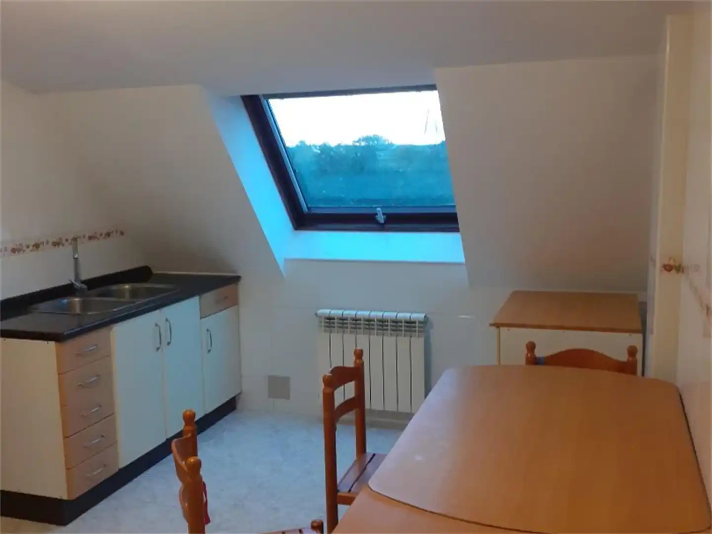 Küche von Wohnung zum Verkauf in Lalín mit Heizung, Parkett und Terrasse
