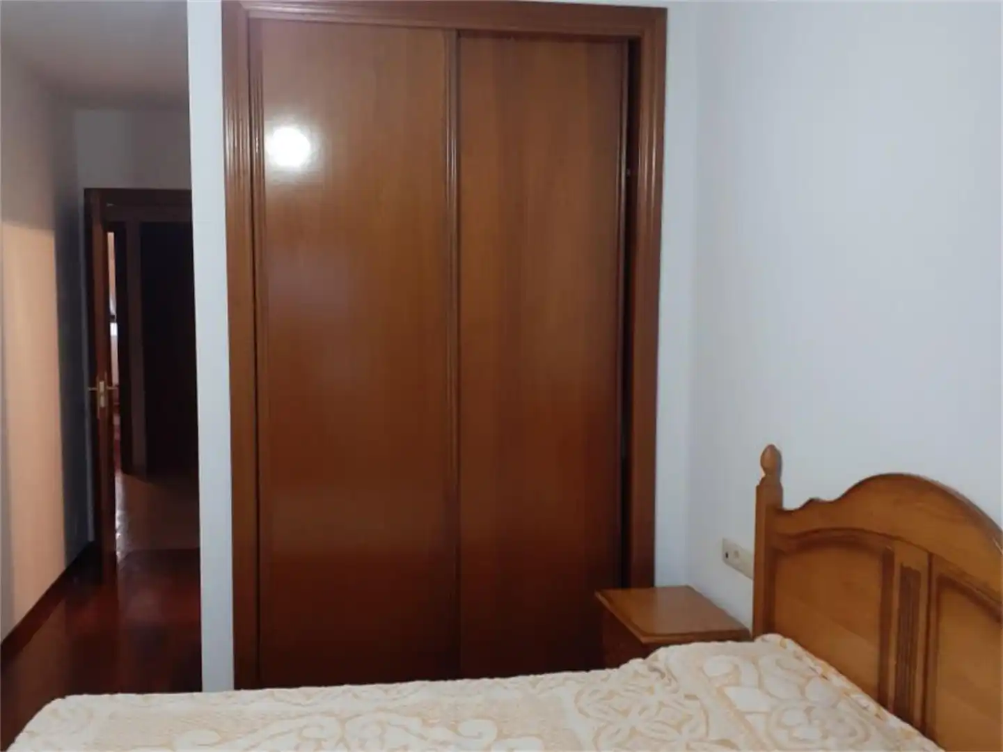 Schlafzimmer von Wohnung zum Verkauf in Lalín mit Heizung, Parkett und Terrasse