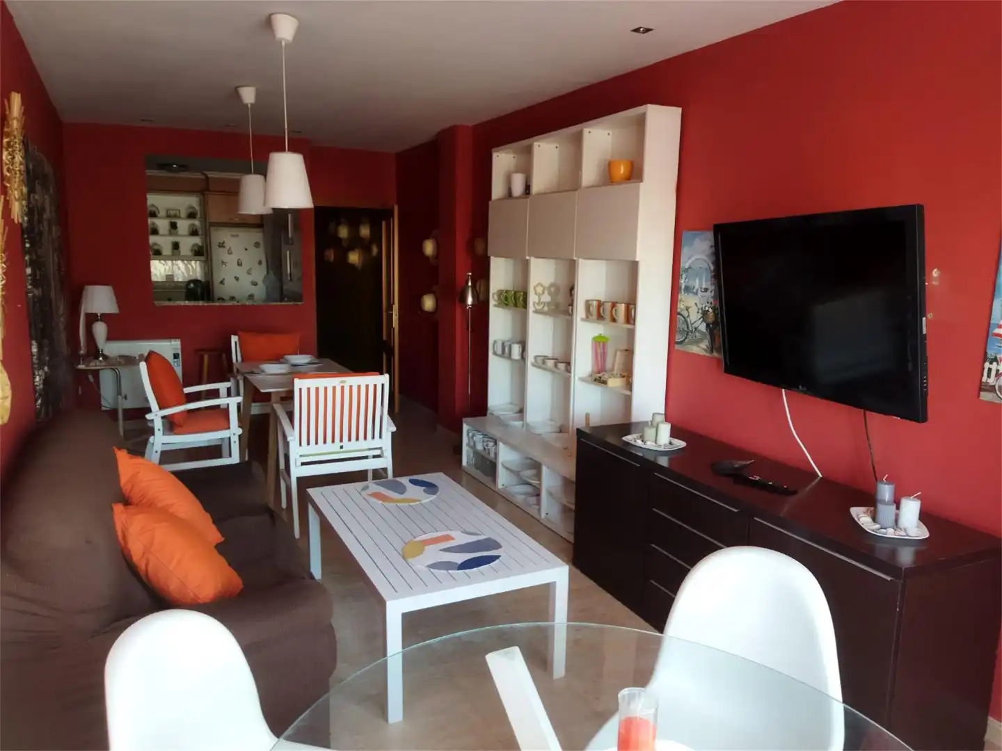 Sala de estar de Dúplex en venta en Benicarló con Aire acondicionado, Terraza y Balcón