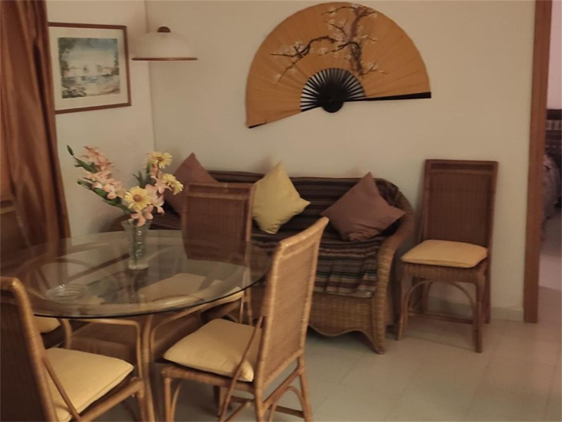 Dining room of Flat for sale in Pozo-Lorente  with Furnished and Balcony