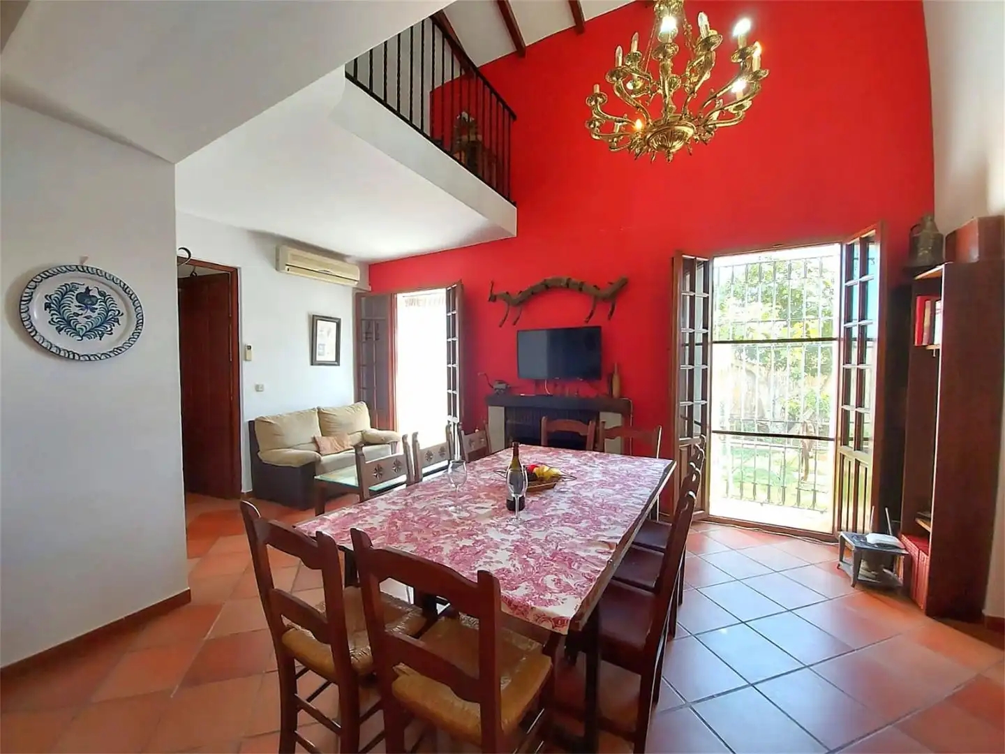 Country homes for rent in A-7281, Zona de la Vega Dining room of Country homes for rent in Antequera with Air Conditioner, Heating and Private garden