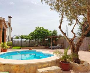 Swimming pool of Country house to rent in Antequera  with Air Conditioner, Heating and Private garden