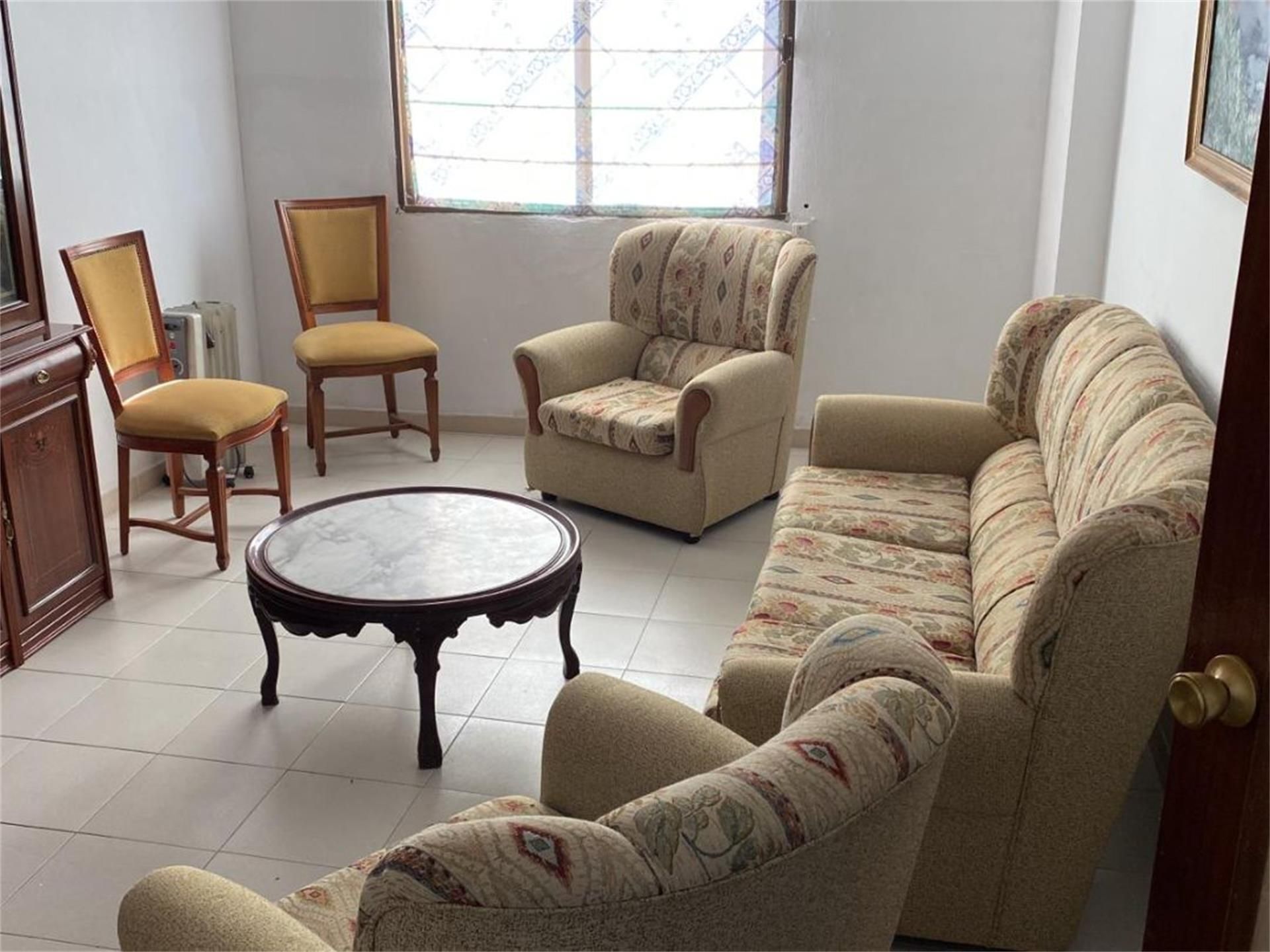 Living room of Flat to rent in San Vicente de Alcántara  with Terrace, Furnished and Balcony