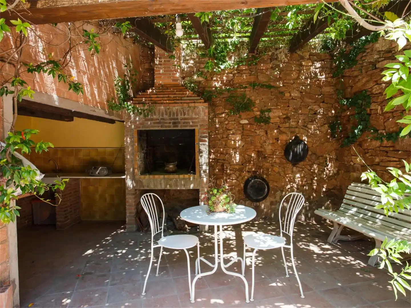 Terraza de Finca rústica en venta en Bigues i Riells del Fai