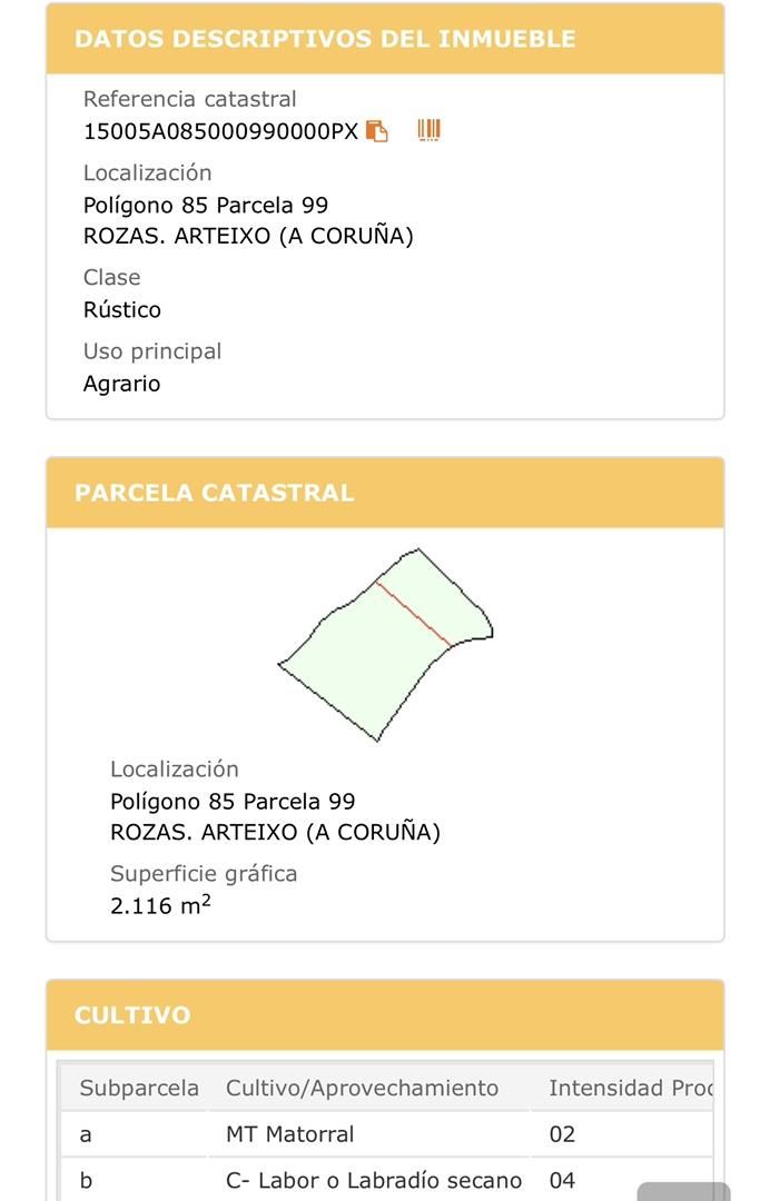 Land for sale in Arteixo