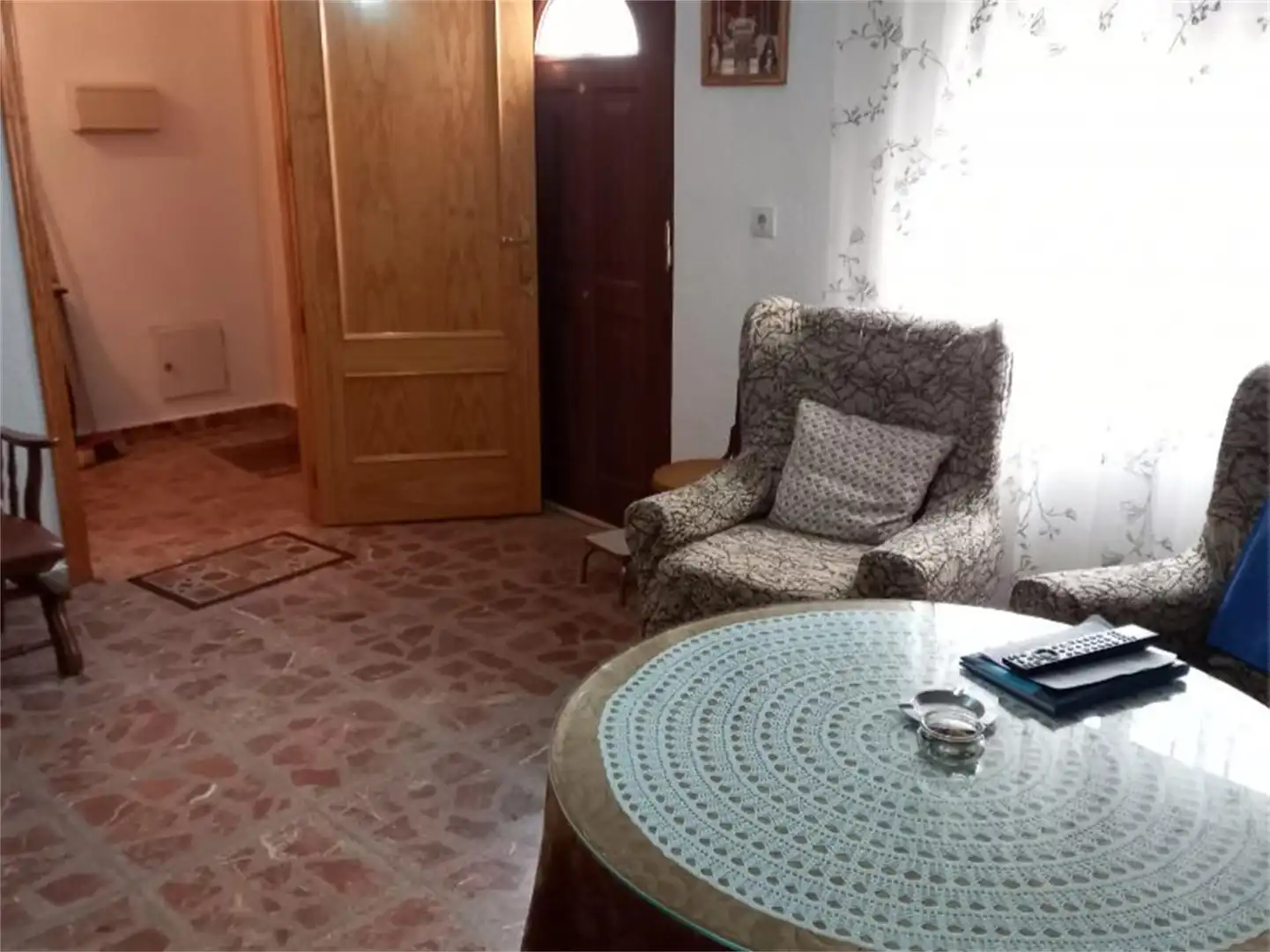 Wohnzimmer von Einfamilien-Reihenhaus zum Verkauf in El Bonillo mit Heizung, Terrasse und Abstellraum