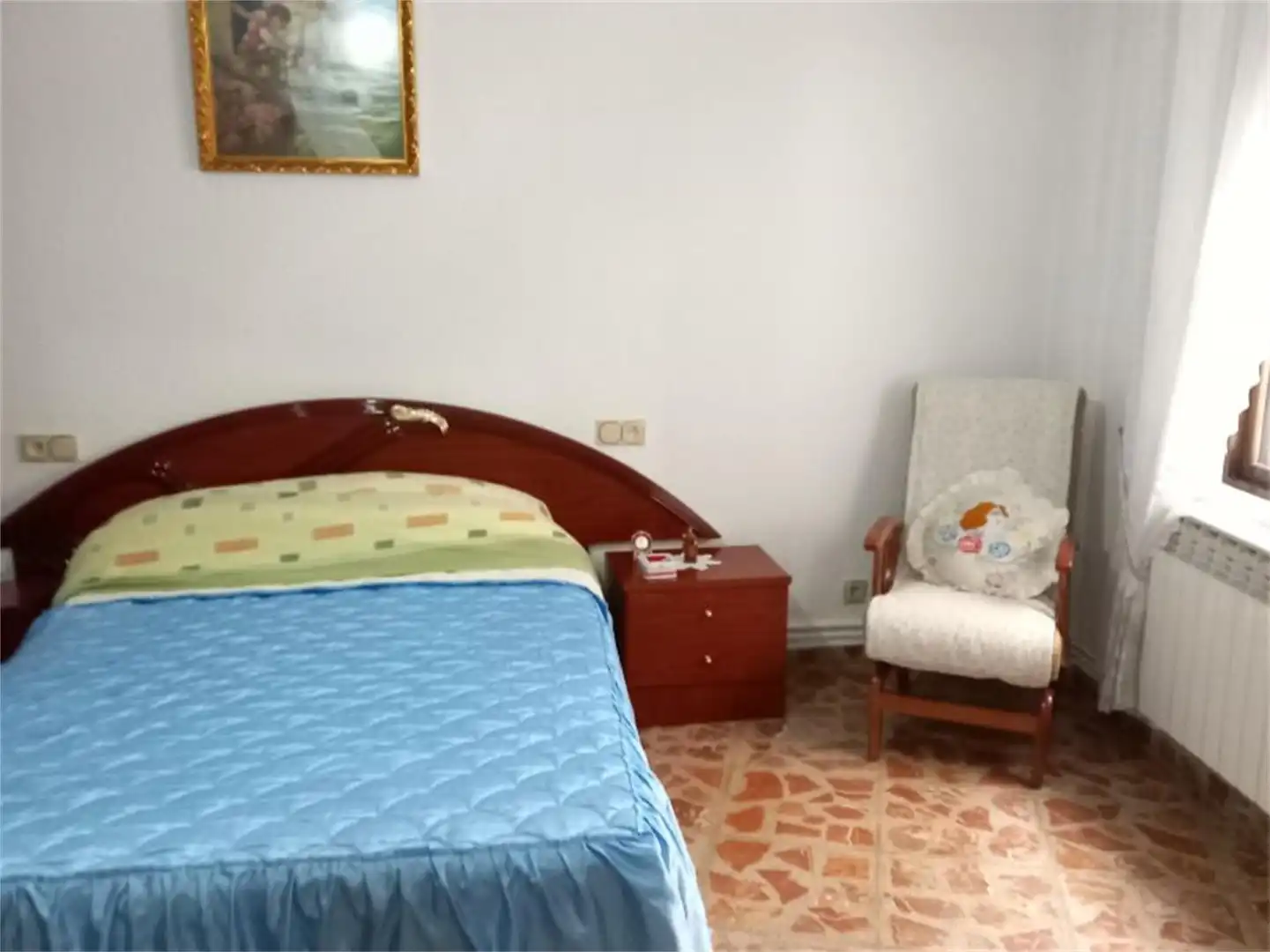 Schlafzimmer von Einfamilien-Reihenhaus zum Verkauf in El Bonillo mit Heizung, Terrasse und Abstellraum