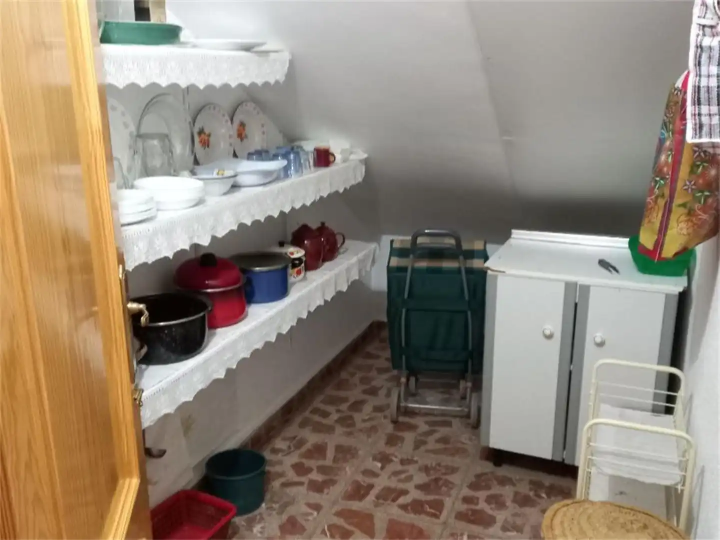 Küche von Einfamilien-Reihenhaus zum Verkauf in El Bonillo mit Heizung, Terrasse und Abstellraum