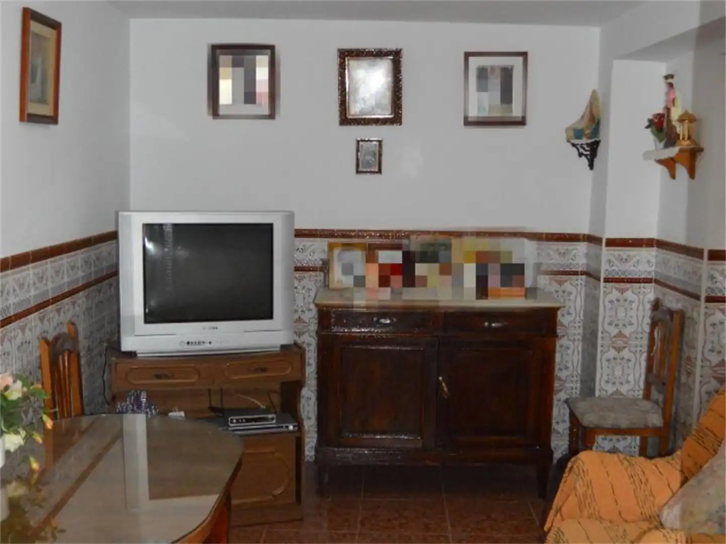 Sala de estar de Casa adosada en venta en Cuevas Bajas con Terraza y Balcón
