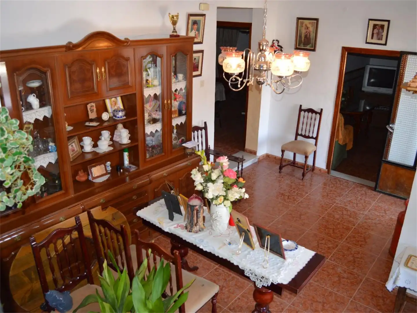 Comedor de Casa adosada en venta en Cuevas Bajas con Terraza y Balcón