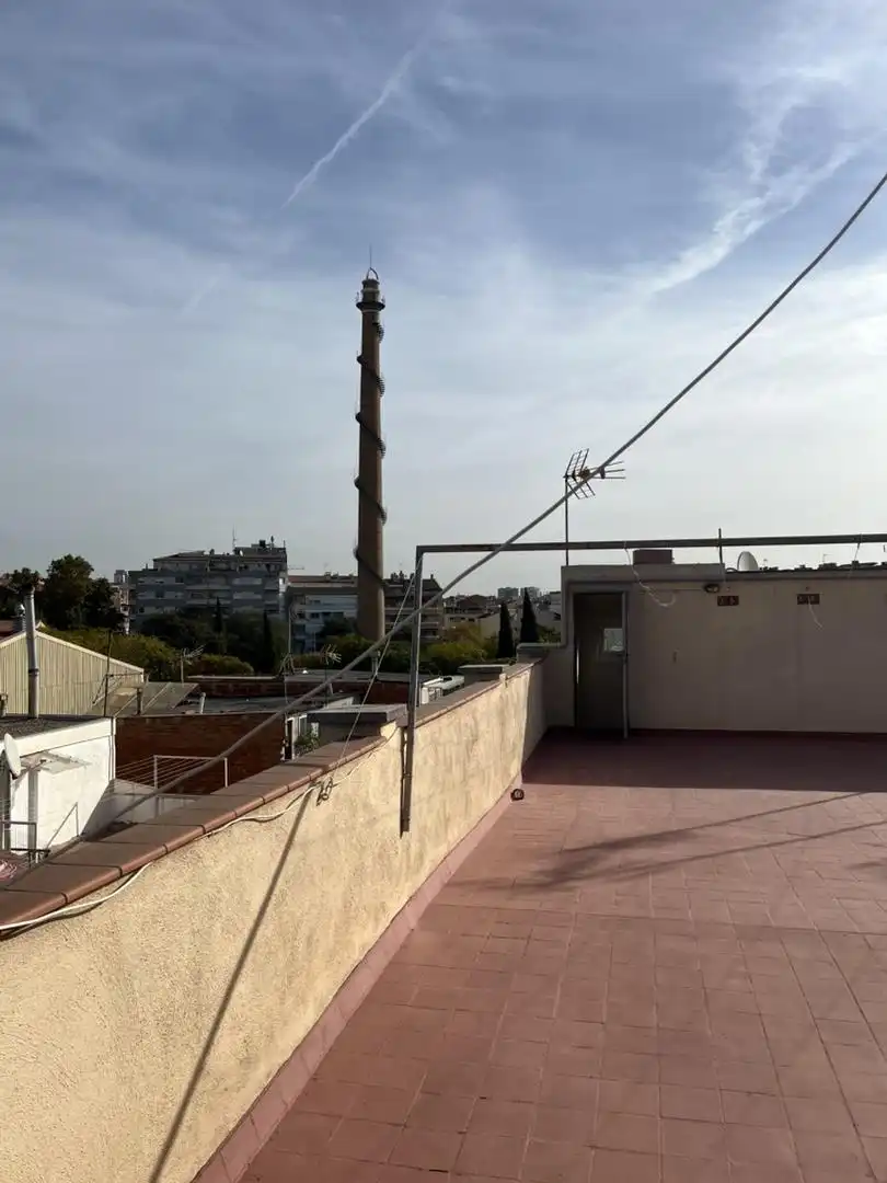 Terrasse von Wohnung zum Verkauf in Terrassa mit Klimaanlage