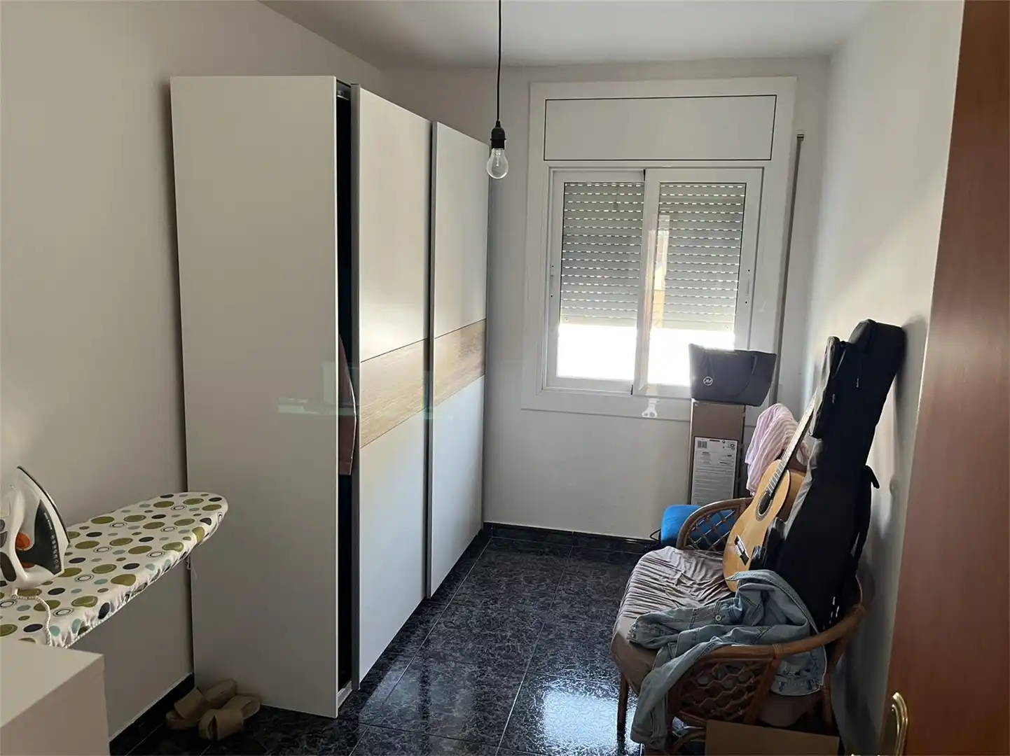 Schlafzimmer von Wohnung zum Verkauf in Terrassa mit Klimaanlage