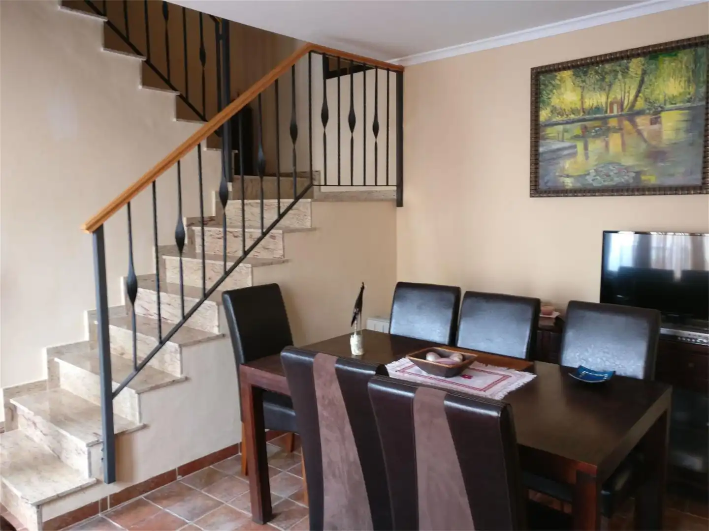 Casa adosada en venta en Calle el Rey, 2, Venta del Moro Comedor de Casa adosada en venta en Venta del Moro con Balcón