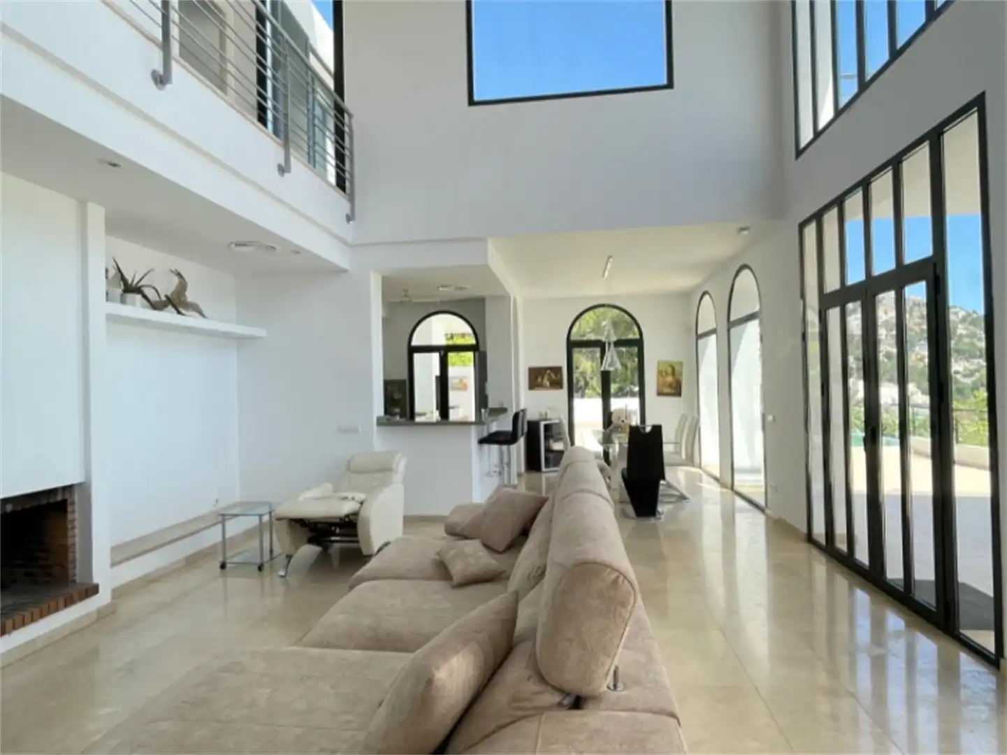 Piso de alquiler en Calle Bonn, Altea Hills Sala de estar de Piso de alquiler en Altea con Aire acondicionado, Calefacción y Jardín privado