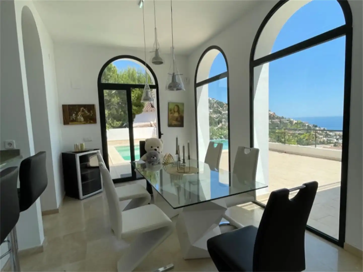 Piso de alquiler en Calle Bonn, Altea Hills Comedor de Piso de alquiler en Altea con Aire acondicionado, Calefacción y Jardín privado
