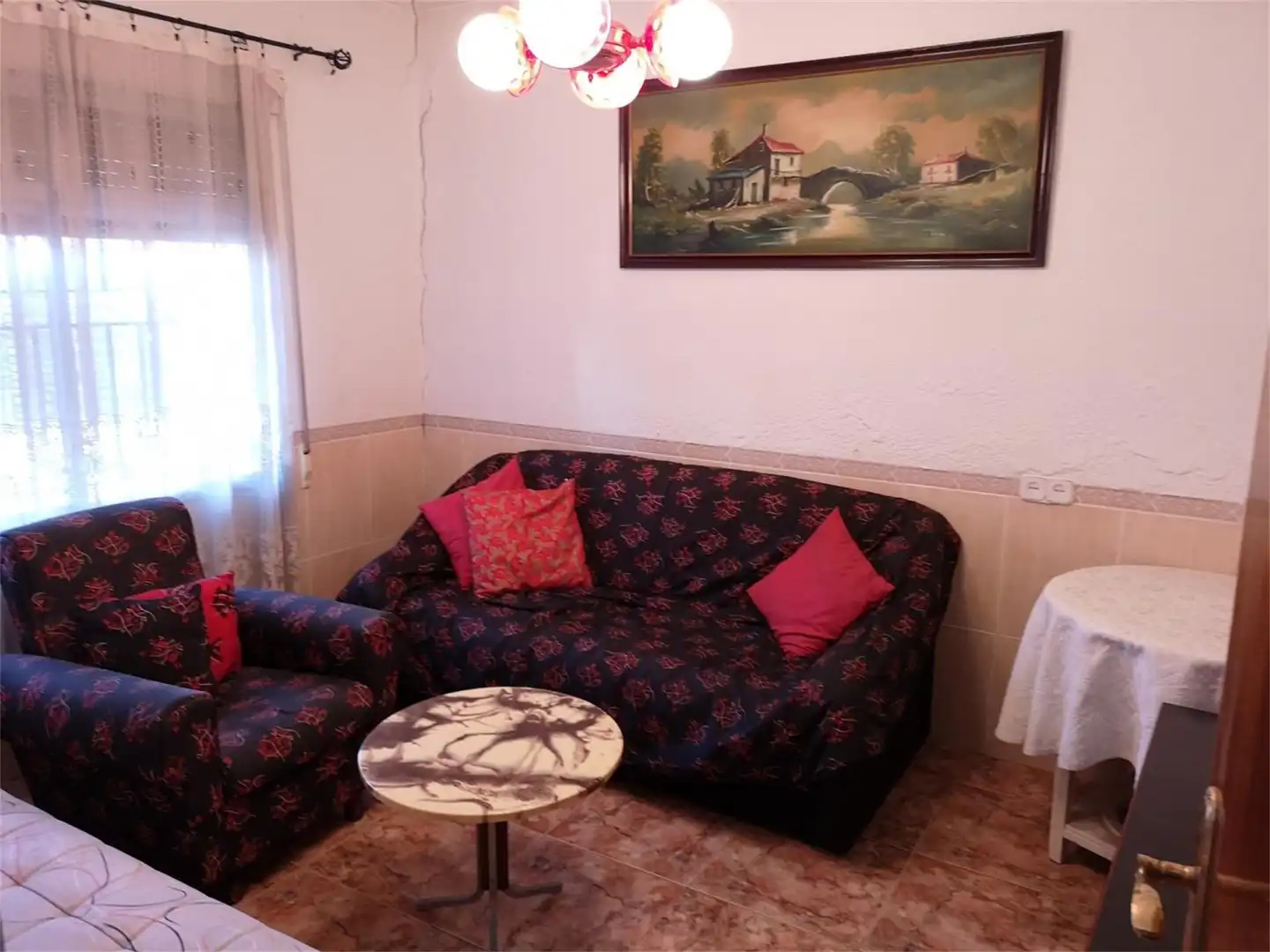Casa adosada en venta en Calle Mayor, 151, El Raal Sala de estar de Casa adosada en venta en Murcia Capital con Terraza