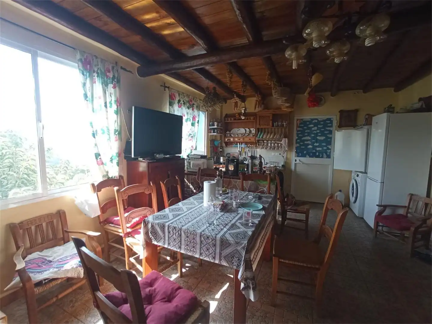 Country homes for sale in El Lavadero, Genalguacil Dining room of Country homes for sale in Genalguacil with Furnished