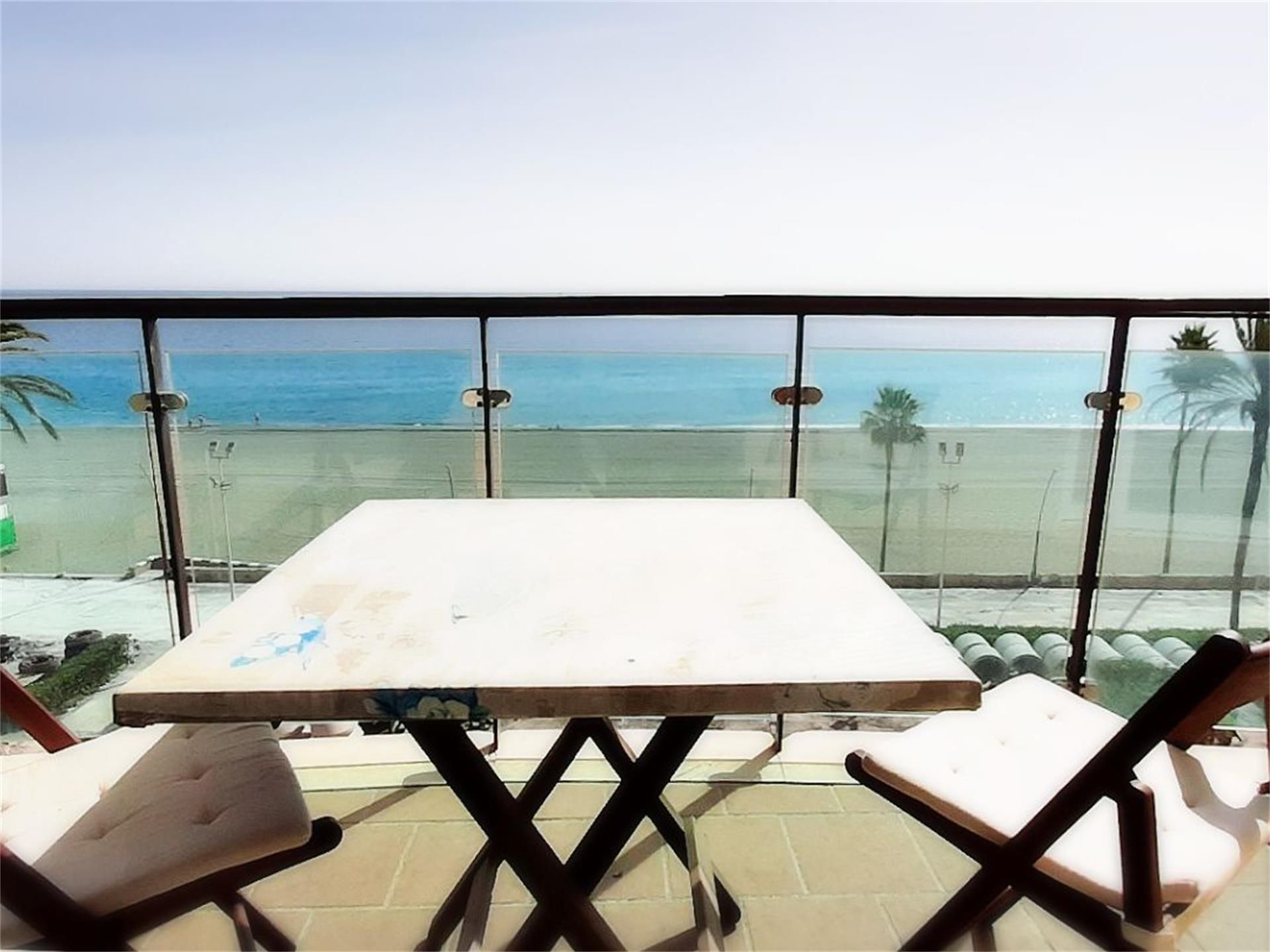 Flat for sale in Avenida España, Puerto de Estepona Terrace of Flat for sale in Estepona with Air Conditioner, Heating and Terrace