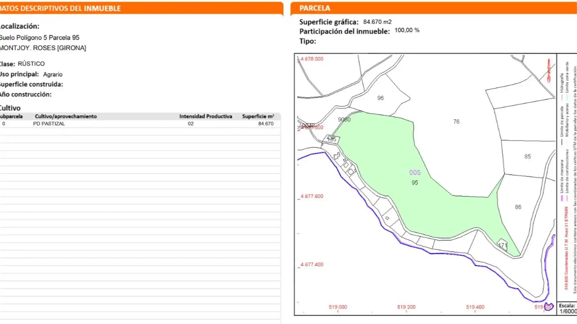 No Urbanizable en venta en Roses