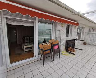 Balcony of Flat to rent in Laredo  with Heating, Terrace and Furnished