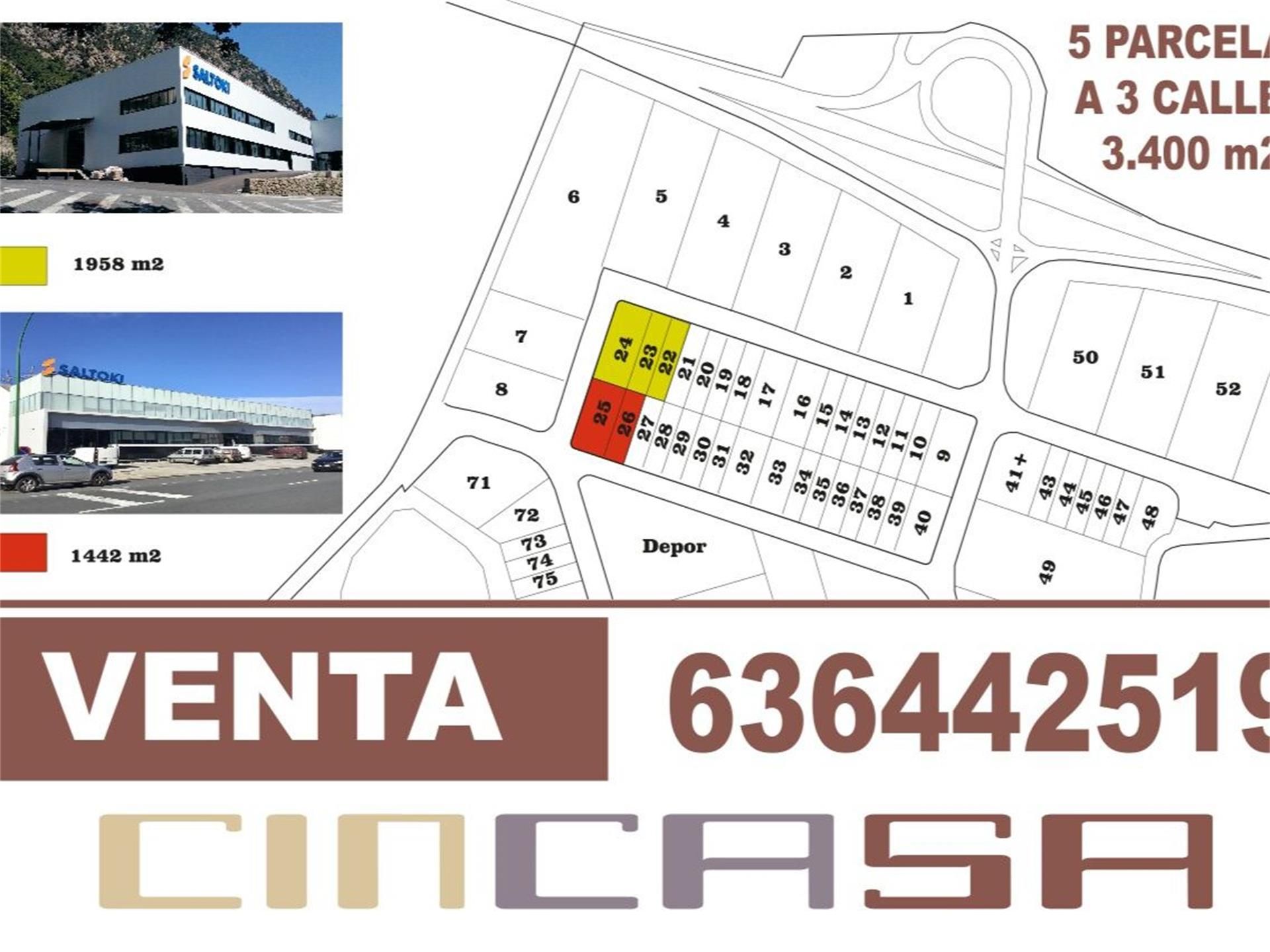 Vista exterior de Terreny industrial en venda en Fraga