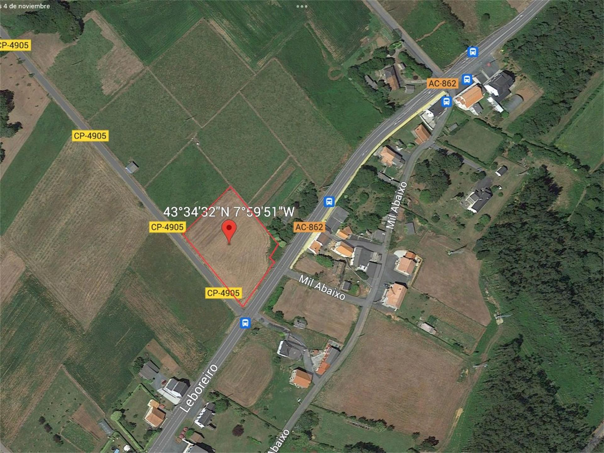 Land for sale in Moeche