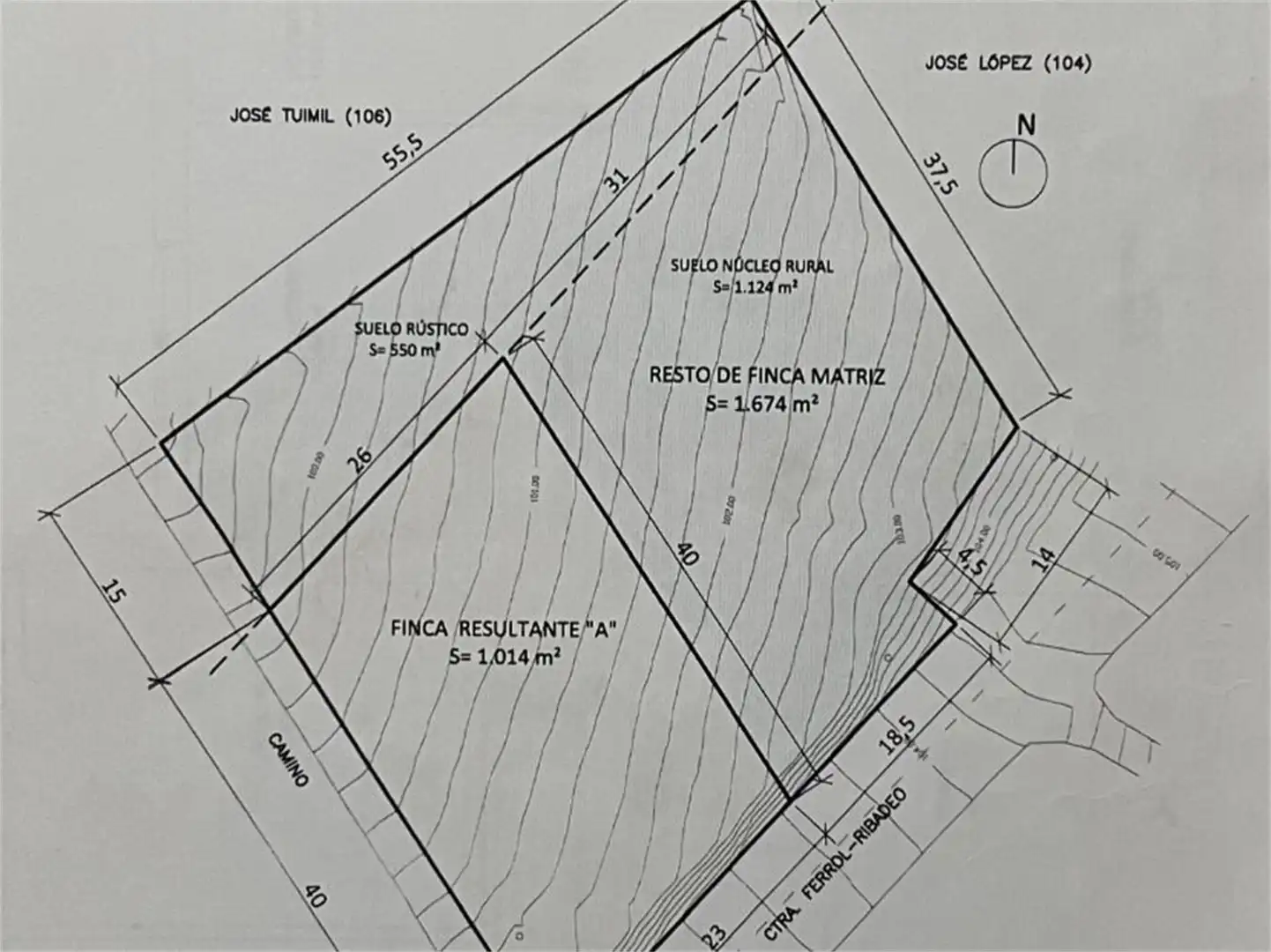 Constructible Land for sale in Mil de Abaixo, Moeche Constructible Land for sale in Moeche