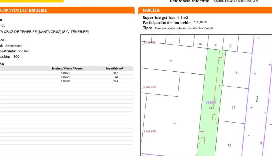 Land for sale in Rambla Pulido, Duggi - Rambla - Los Hoteles, Santa Cruz de Tenerife - image 1 Photo 1 of Land for sale in Rambla Pulido, Duggi - Rambla - Los Hoteles, Santa Cruz de Tenerife