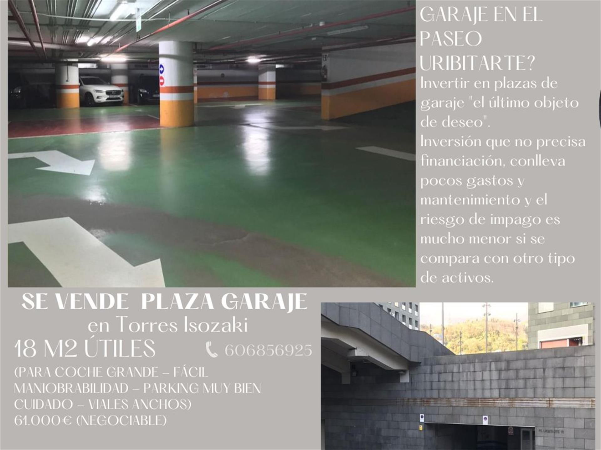 Vendo Plaza De Garaje Plazas de garaje en venta con vigilancia privada en Leioa | fotocasa