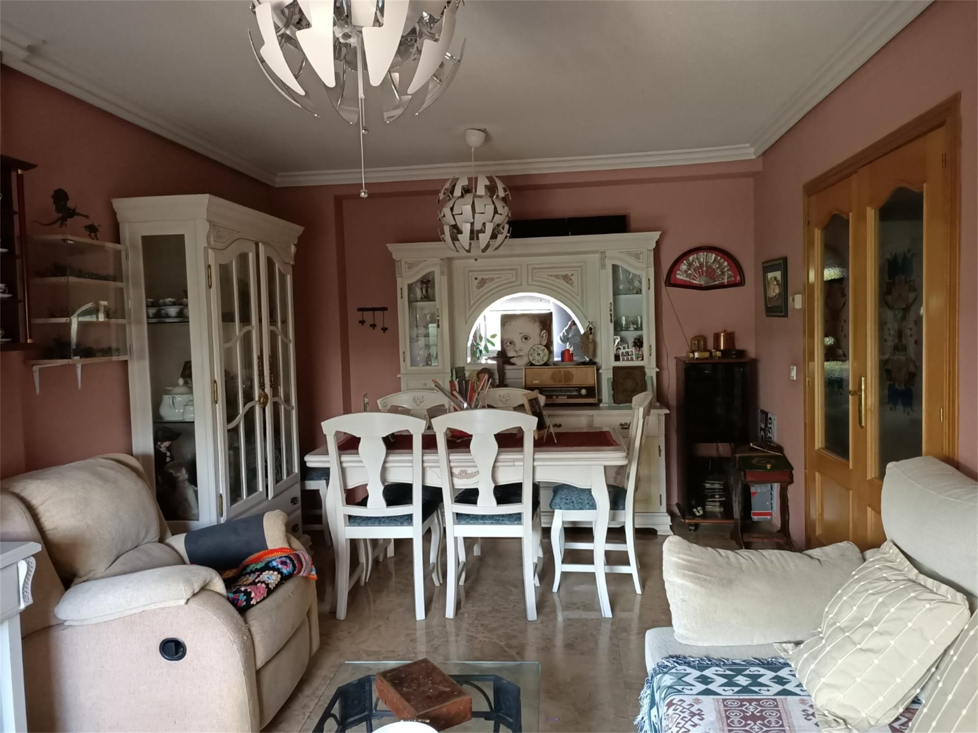 Dining room of Single-family semi-detached for sale in Ciudad Real Capital  with Air Conditioner and Swimming Pool
