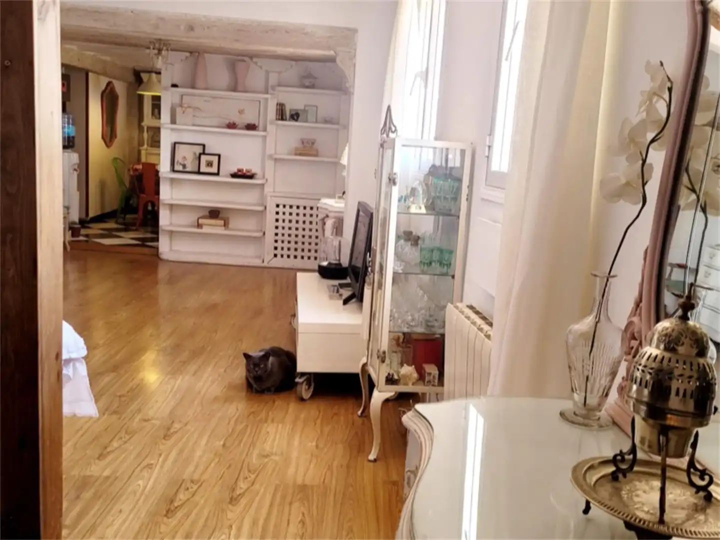 Sala d'estar de Pis de lloguer en Madrid amb Aire condicionat, Calefacció i Terrassa