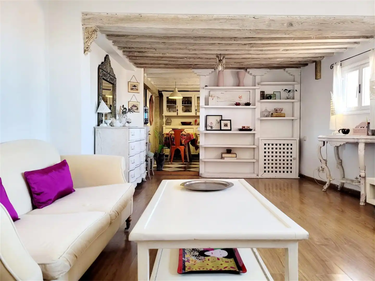 Sala d'estar de Pis de lloguer en Madrid amb Aire condicionat, Calefacció i Terrassa