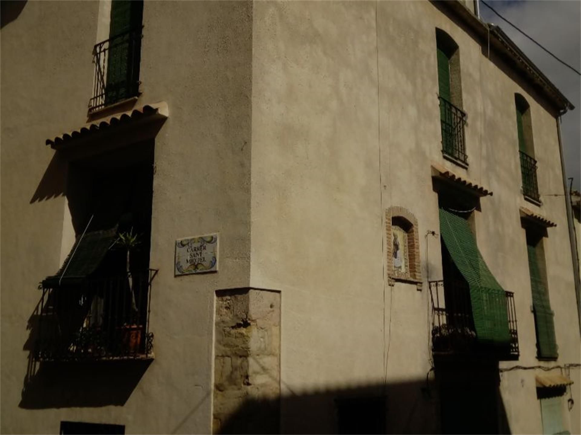 Exterior view of Single-family semi-detached for sale in Agres  with Terrace, Storage room and Furnished